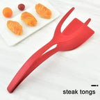 2 in 1 Grip and Flip Spatula Tongs - Khareedlo.com.pk