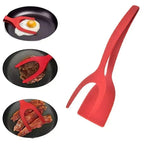 2 in 1 Grip and Flip Spatula Tongs - Khareedlo.com.pk