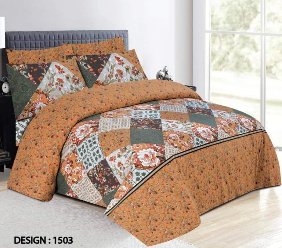 pure cotton double bed sheet